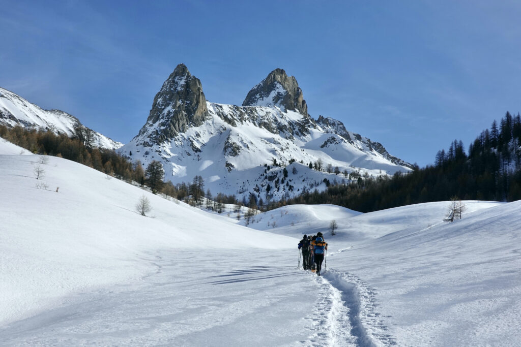 Raquettes : Neiges du Queyras